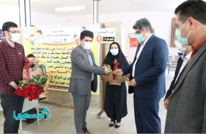 واکسیناسیون ۴۵۰۰ معلم به یاد مرحوم "علی خرامان" در خوی آغاز شد