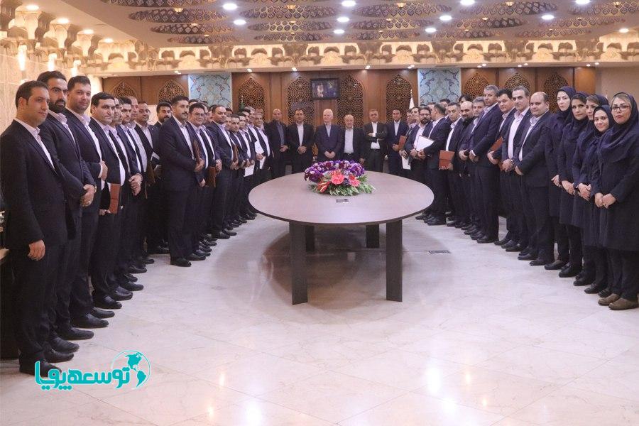 بازدید اعضای هیات مدیره بانک ایران زمین از شعب استان