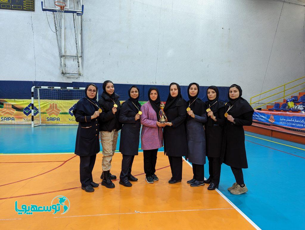 تیم داژبال بانوان شرکت بهره‌برداری مترو تهران به مسابقات کشوری راه یافت
